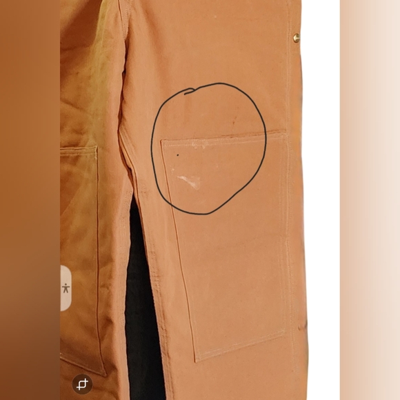 Carhartt 🇺🇸 Insulated Overalls Brown EUC 40×30 🇺🇸 - Picture 8 of 8